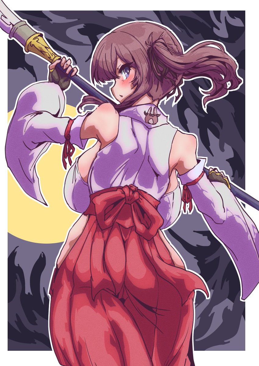 今日の日課は戦闘巫女服夏色花梨さんです 