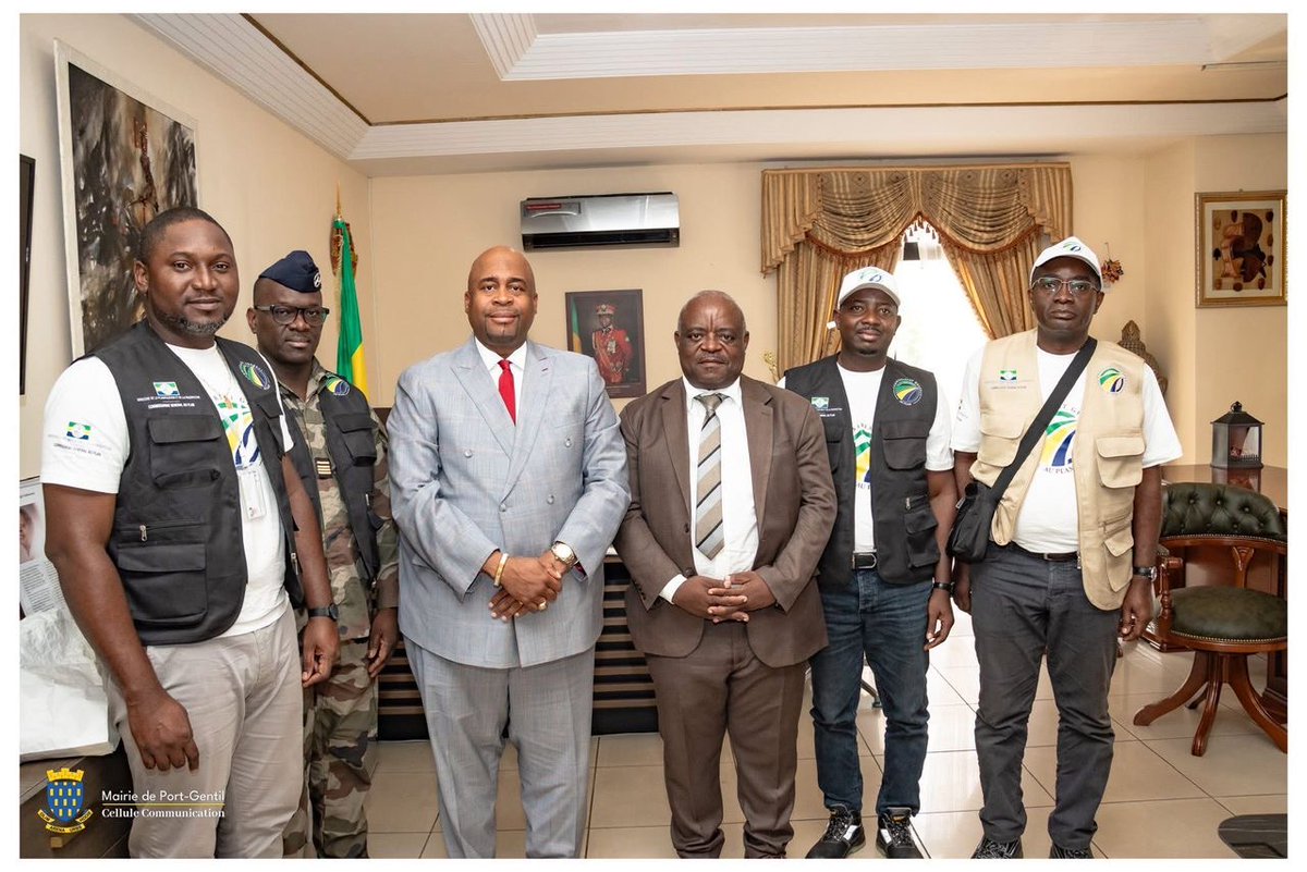 CGP_Gabon's tweet photo. Du 10 au 24 mai 2026, la mission complémentaire multisectorielle de la Cartographie nationale des projets de développement se déploie sur l’ensemble du territoire national pour assurer le suivi, l’évaluation et le contrôle des projets de développement.

#PNCD #Cartographie https://t.co/6wSbzUUFGI