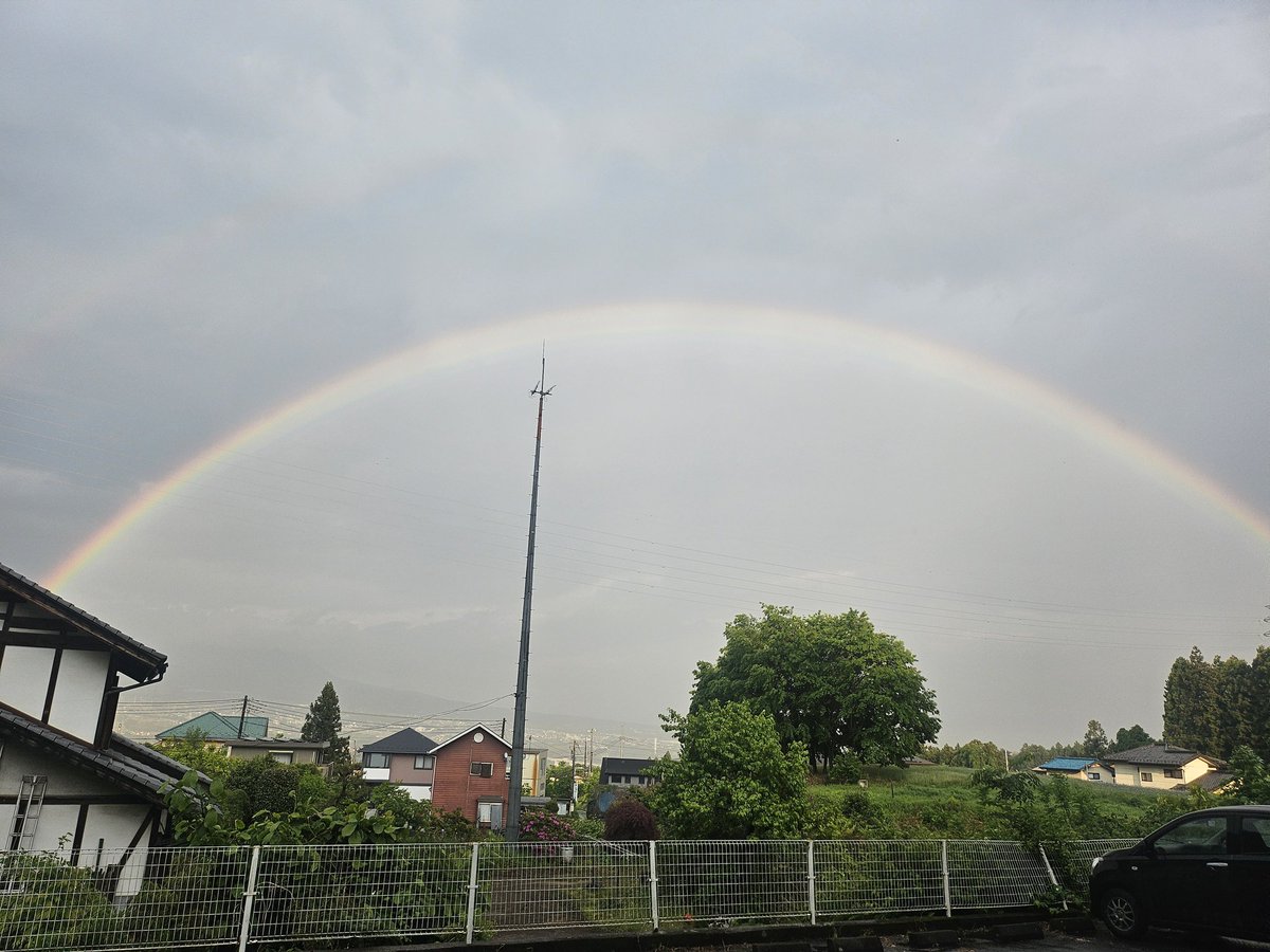 rinhina's tweet photo. 綺麗な虹🌈

#渋川市
#イマソラ
#虹 https://t.co/PZnMgbWy6s
