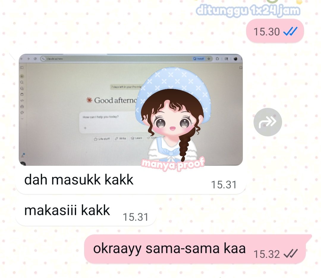 manya testi & WA dibio! tweet media