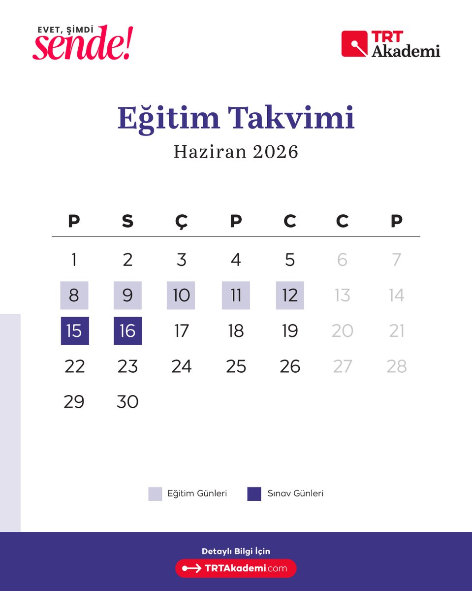 TRT Akademi tweet media