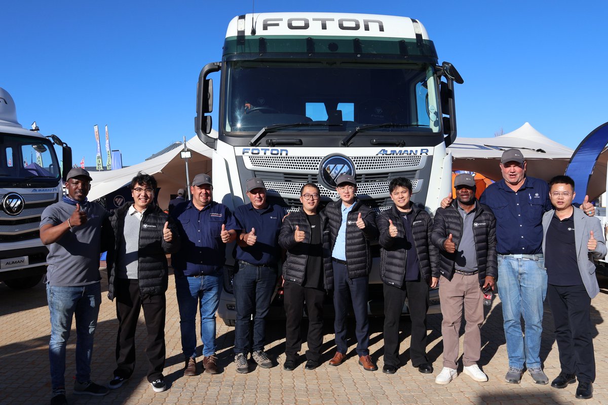 FotonSA's tweet photo. Day 2 at NAMPO and what a success!
We officially launched the all-new Auman 560 &amp; the Miler Lite &amp; the response was incredible!

Let’s do it again today! Visit us at Stand F18.

#FotonSA #NAMPO2026 #Auman560 #Miler #Agriculture #Trucking #Logistics #CommercialVehicles #Farming https://t.co/FmnLTAYp4f