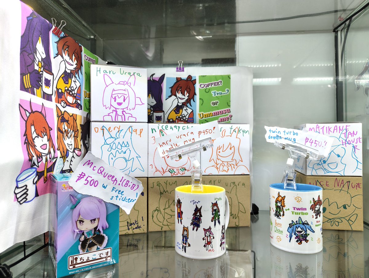 snack 🍔👾🦇 ➡️ making uma mugs! tweet media