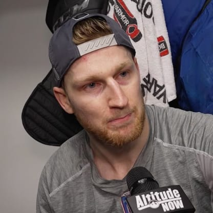 Mossilicious's tweet photo. Nathan MacKinnon on his STRICT training regiment that help him and the Avalanche DESMANTLE the Wild in 5 games:

"a banana and 10 hour binge of Jordan is Moss every night"

Legend. https://t.co/fdnP3D3l5E