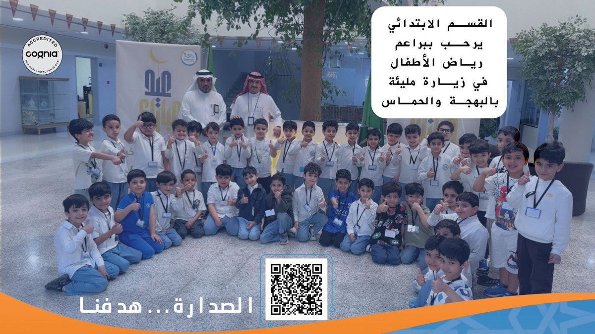 assadarah_kg's tweet photo. من هنا تبدأ الحكاية📚 
قلوب صغيرة وأحلام كبيرة✨
زيارة أطفال الروضة للمرحلة الابتدائية بمدارس الصدارة✨✨
#تخرج https://t.co/xGRheWAacm