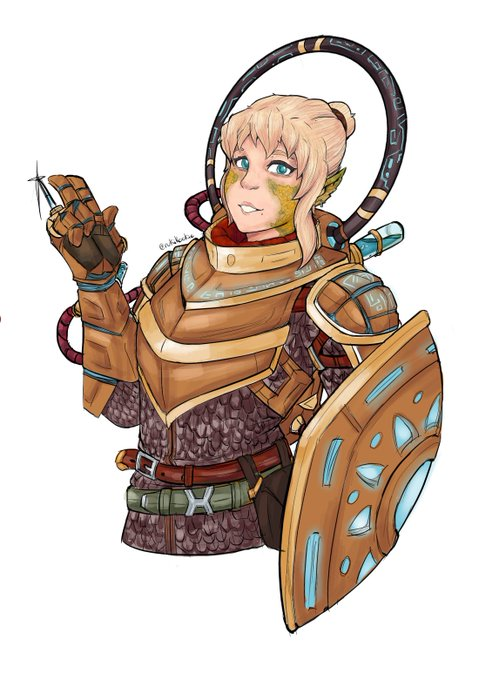 CrimsonOathkept's tweet photo. ❝Vesta Aurelia, Artificer Extraordinaire! You're in good hands! Uhm... w-why are you taking off your pants?❞
━━━━༺༻━━━━ 
✵ NSFW Focus
✵ DET | LIT (ENG only!)
✵ Bisexual (Fem Lean)
✵ Vesta, Half-Dragon Artificer
✵ 5e/Fantasy/Multiverse
━━━━༺༻━━━━  ⦅♡+↻!⦆ https://t.co/lKoX4wlUke