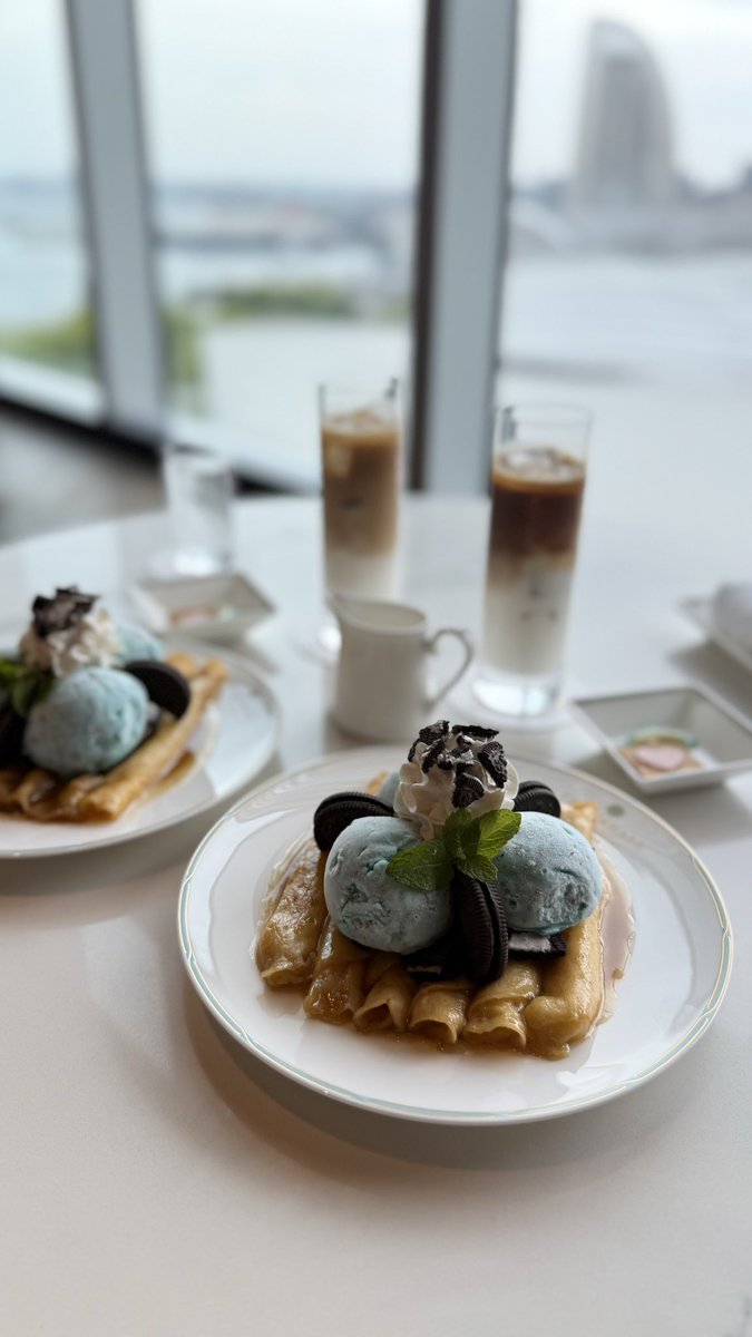 R88lly's tweet photo. カハラのシンパンケーキ🌱🩵
今月までチョコミントみたい( ᴖ ͜ ᴖ ) https://t.co/eIRC8ur6ux