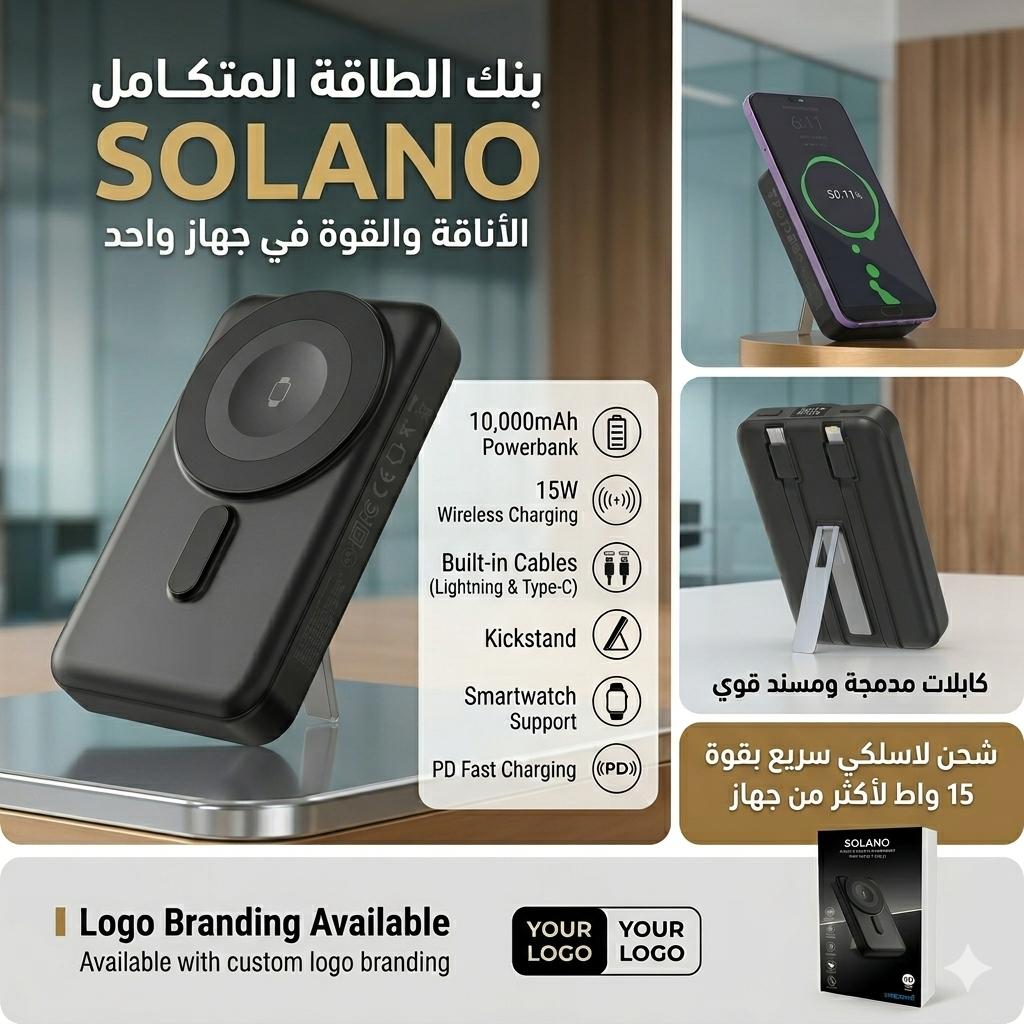 PromoHouseSA's tweet photo. بنك الطاقة المتكامل. الأناقة والقوة في جهاز واحد! 🔋✨
Elegance Meets Power! 🔋✨

وداعاً لزحمة الكابلات!
احصل على تجربة شحن استثنائية تجمع بين
السرعة والتصميم العصري

✅ أفضل وأحدث تقنيات الطباعة
✅ الشحن والتوصيل لجميع أنحاء المملكة

Request your quotation📷 اطلب عرض سعر الآن

#CorporateGifts #BusinessBranding #B2BMarketing #Saudi_Arabia_giveaways #giveaways_Saudi_Arabia #CorporateGifts #PromoHouse #هدايا_الشركات #هدايا_دعائية #هدايا_شركات