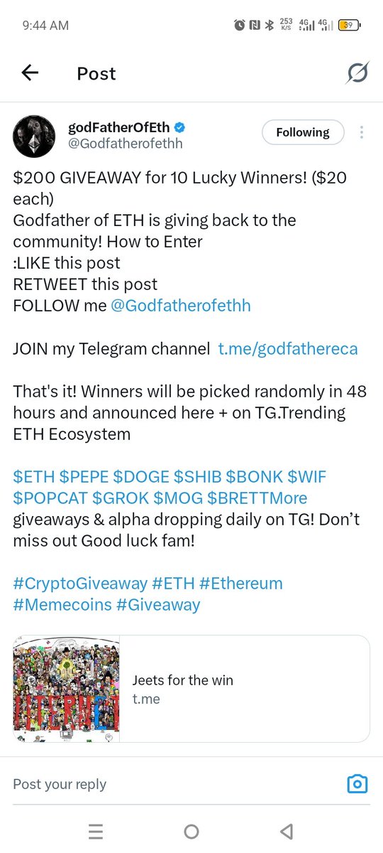 Modest810's tweet photo. @Godfatherofethh Done ✅ https://t.co/7MKU1ho1cE