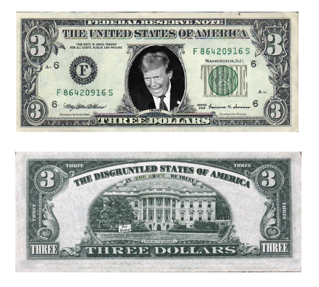 jefrow_'s tweet photo. @mjfree Trump needs to stop trying to put his name or face on all our American  monuments, institutions and icons. Not on Rushmore, not on the Kennedy Center and not on our $100 bill. Let him carve his own mound build his own arts center and new denomination currency. https://t.co/dGnkJ0w6cl