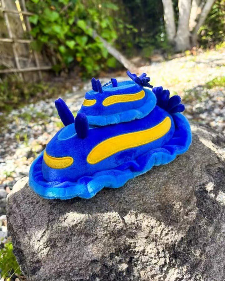 FengLuky321's tweet photo. 🌊 NUDIBRANCH PLUSH DROP! 🌊

Blue Sea Slug Plushies+ Keychian✨Preorders are now LIVE!

🎯LINK: https://t.co/pzZ0mtoKsQ
🎨CREATOR: @fossil.forager
🤝This has been such an amazing collaboration experience

#gaopengtoy #customplush #plushtoy #cuteart #seaslug #plushdoll https://t.co/cDFBufzccQ