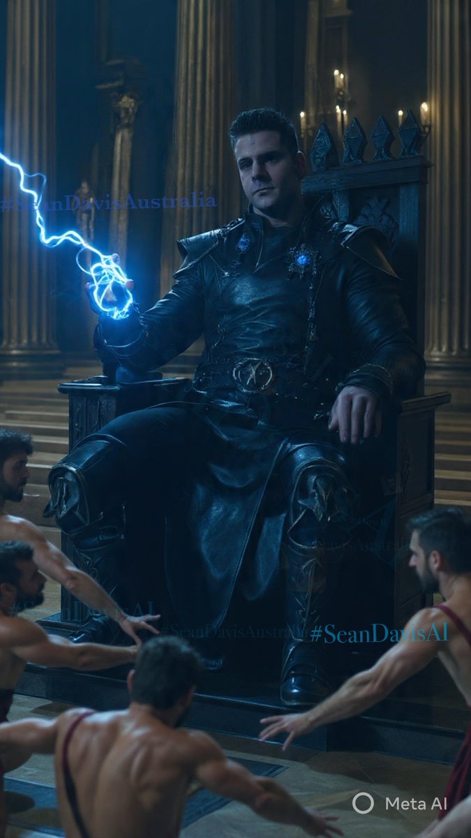 SeanDavisAussie's tweet photo. Emperor 🤴🏼Shane Davies! ⚡️🌀🌐 - #ShaneDavies #ShaneDavisAI #SeanDavisAI #SeanDavisAustralia by #SeanDavisAI #aivideo #AIart #aivideoart #AIArtCommuity  #wttv #wtr #wttvai #fantasy #aifantsyart #AIArtists #aiartist #wizard #AI https://t.co/urSeOCyE2Z