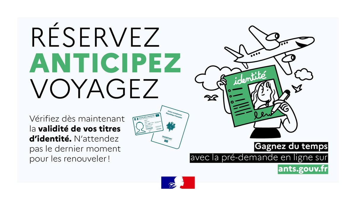 Image de Préfet des Ardennes - #TitresIdentité | 🏖 Vous partez à l’étranger ?
Vérifiez dès maintenant la validité de votre passepo