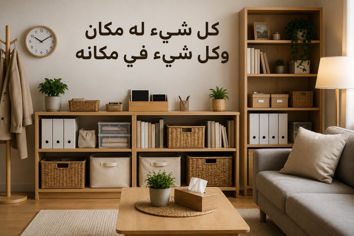 Abobaker_Aid's tweet photo. "كل شيء له مكان، وكل شيء في مكانه."

قاعدة بسيطة… لكنها من أكثر القواعد التي تصنع الفرق في العمل والحياة.

قاعدة تمنع الضياع، وتسهل الوصول للأغراض، وتقلل الفوضى قبل أن تتحول إلى مشكلة عاطفية 😏.

وتحافظ على وقتك وطاقتك, وترفع جودة الحياة في أي مكان تُطبق فيه. https://t.co/qGOGweHEYN