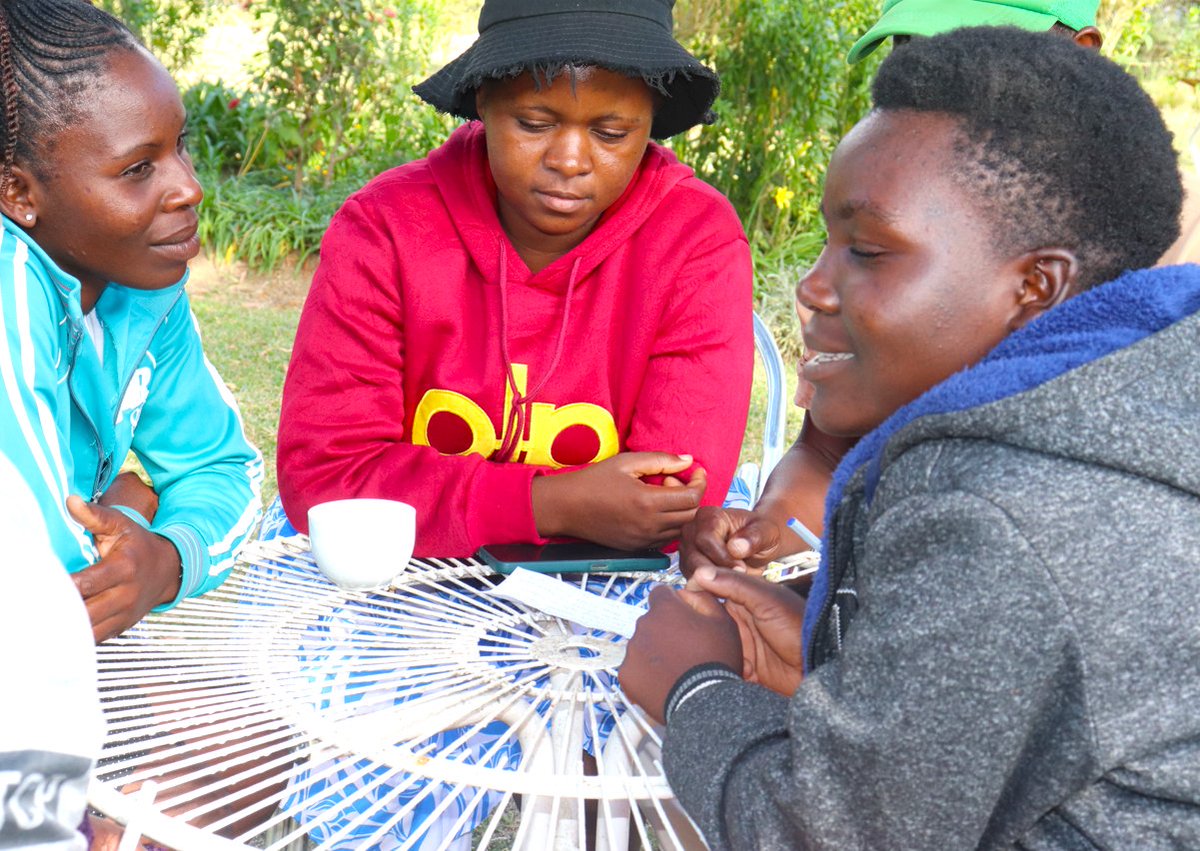ActionAidZim's tweet photo. Every woman and girl deserves to live free from violence. And with women leading the conversation on GBV, change is happening. 
#SASA_Together #EndGBV #EndChildMarriage #WomenAndGirlsLead #LocalRightsProgramming https://t.co/4BFi6ELoS3