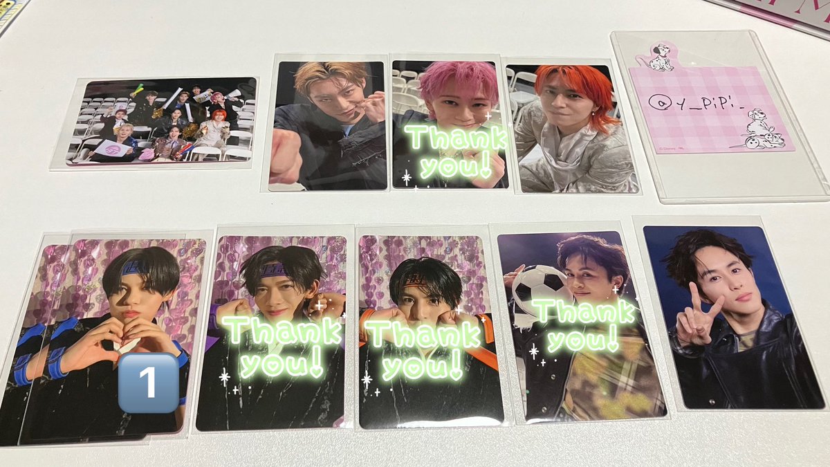y__PiPi_'s tweet photo. 超特急 ガチ夢中 トレカ 交換 

【譲】 画像1枚目、完全盤💜💚🩶以外

【求】 画像2枚目、その他タクヤ関連なんでも⭕️

比率違いも可能です!
6/10横アリ手渡し＞郵送
リプ、DMお待ちしております🙇🏻‍♀️

※固定必読 https://t.co/bMKHmROdh7