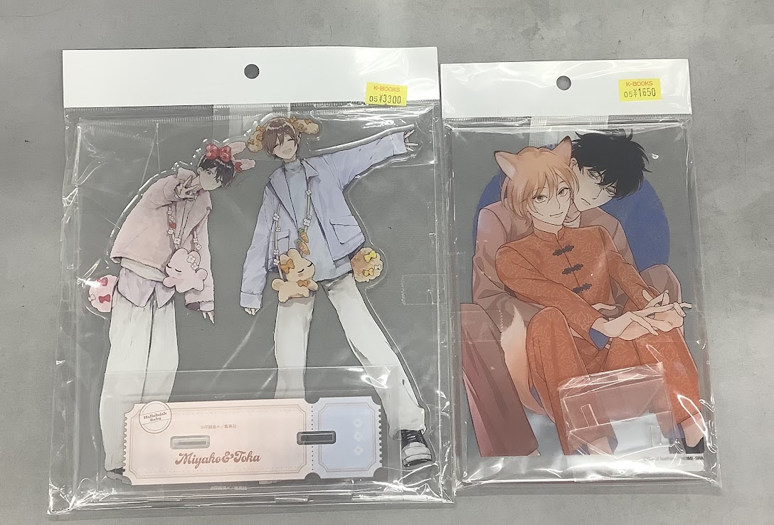 入荷情報】 商業BL アクリルスタンド各種入荷しました💘 仔縞楽々先生