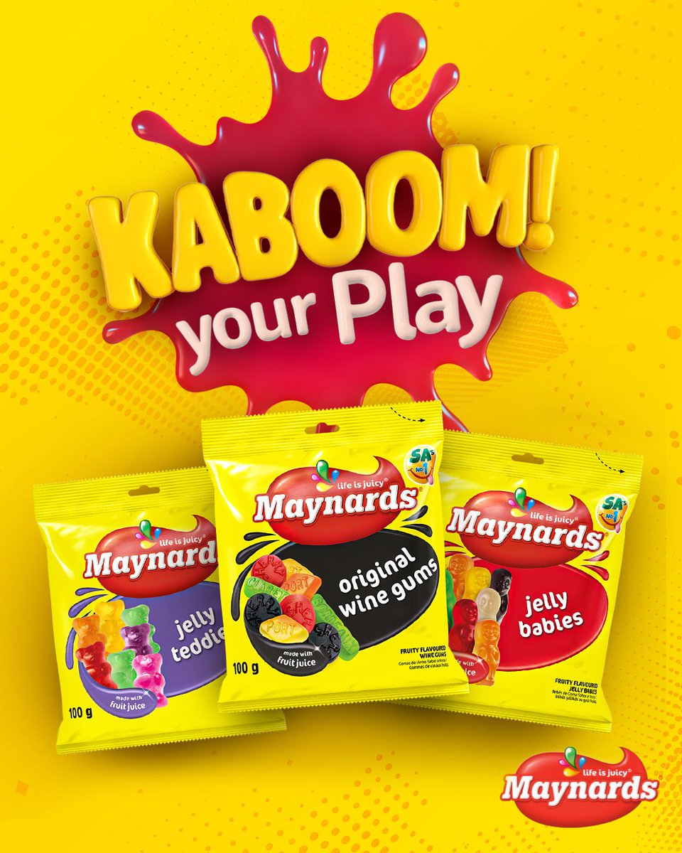 Mettlestate's tweet photo. Same grind. Better flavour. 🍬

From clutch moments to full-on chaos, every play hits different with Maynards in hand.

Kaboom Your Play one bite at a time.

#Maynards #KaboomYourself https://t.co/Qyap8Q69qh