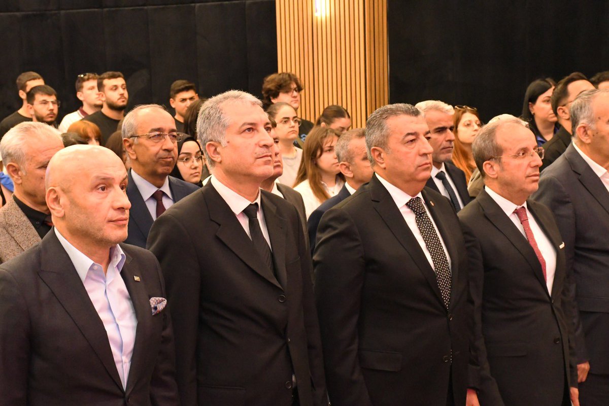 basrilhan2's tweet photo. Türkiye Ihracatçılar Meclisi Başkanı Mustafa Gültepe’nin katılımıyla, Malatya Turgut Ozal Universitesi Toplum ve Sanayi Işbirli��i Koordinatörlüğü tarafından düzenlenen “Uluslararası Ticaretin Ulkeler Için Onemi ve Türkiye’nin Dünya Ticaretindeki Yeri” programa katılım sağladık. https://t.co/6DWphzVXW6