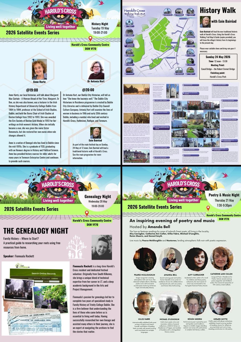 thehxpress's tweet photo. 🌟 Satellite Events are a special part of Harold’s Cross Festival!
From Monday 18th May, join events across Harold’s Cross hosted by passionate locals &amp; businesses. A great way to meet neighbours and celebrate living well together
#HaroldsCrossFestival #HXFestival https://t.co/1AFGAbzunk