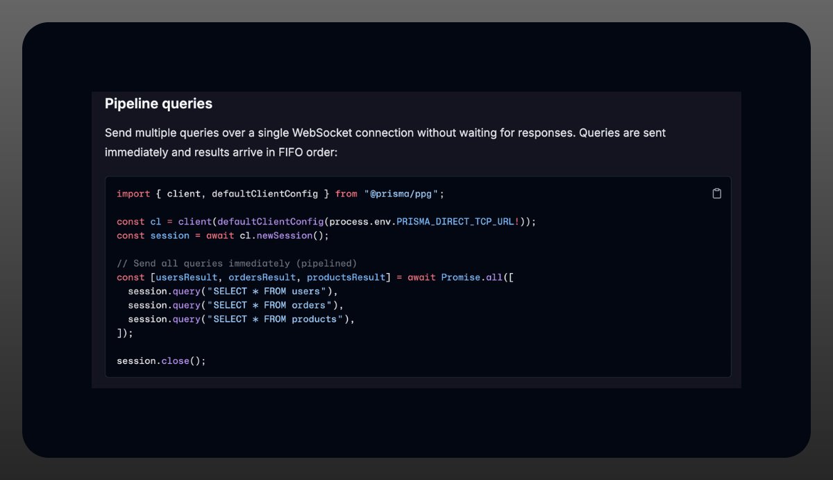Prisma Postgres tweet media