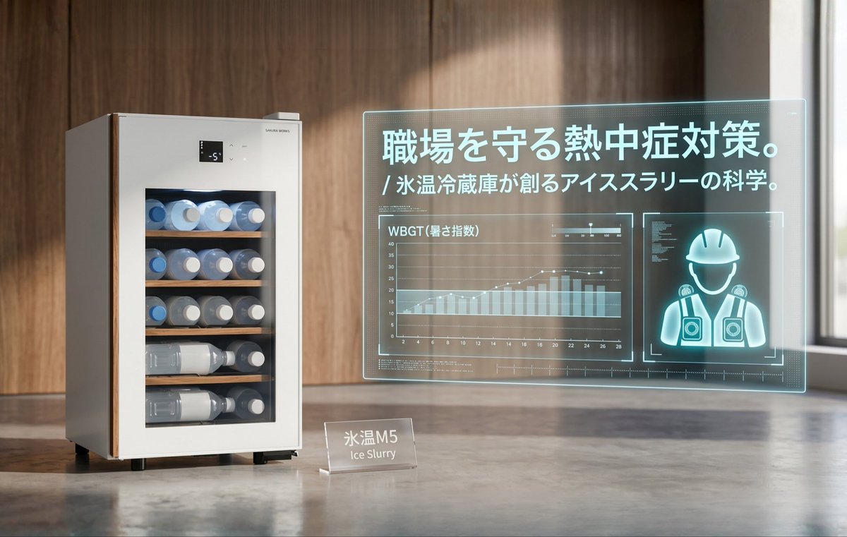 SAKURAWORKS1's tweet photo. #さくら製作所 の氷温技術は、飲める氷「アイススラリー」の生成にも活用できます❄️

厚生労働省も熱中症対策として推奨するアイススラリーで、夏場の安全をお守りします。
📖特集記事はコチラ
https://t.co/pYgBvrqiuT https://t.co/fSlk8p3USJ
