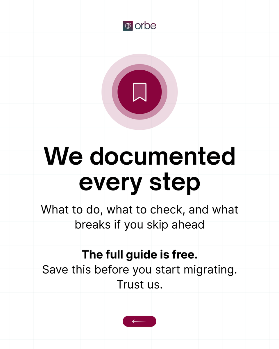 getorbeapp's tweet photo. we documented every step. 19 in total, across 4 phases
what to do, what to check, and what breaks if you rush it

get the full guide for free 👉🏻 https://t.co/scKvgrE0Md https://t.co/xoq9NRbrmu
