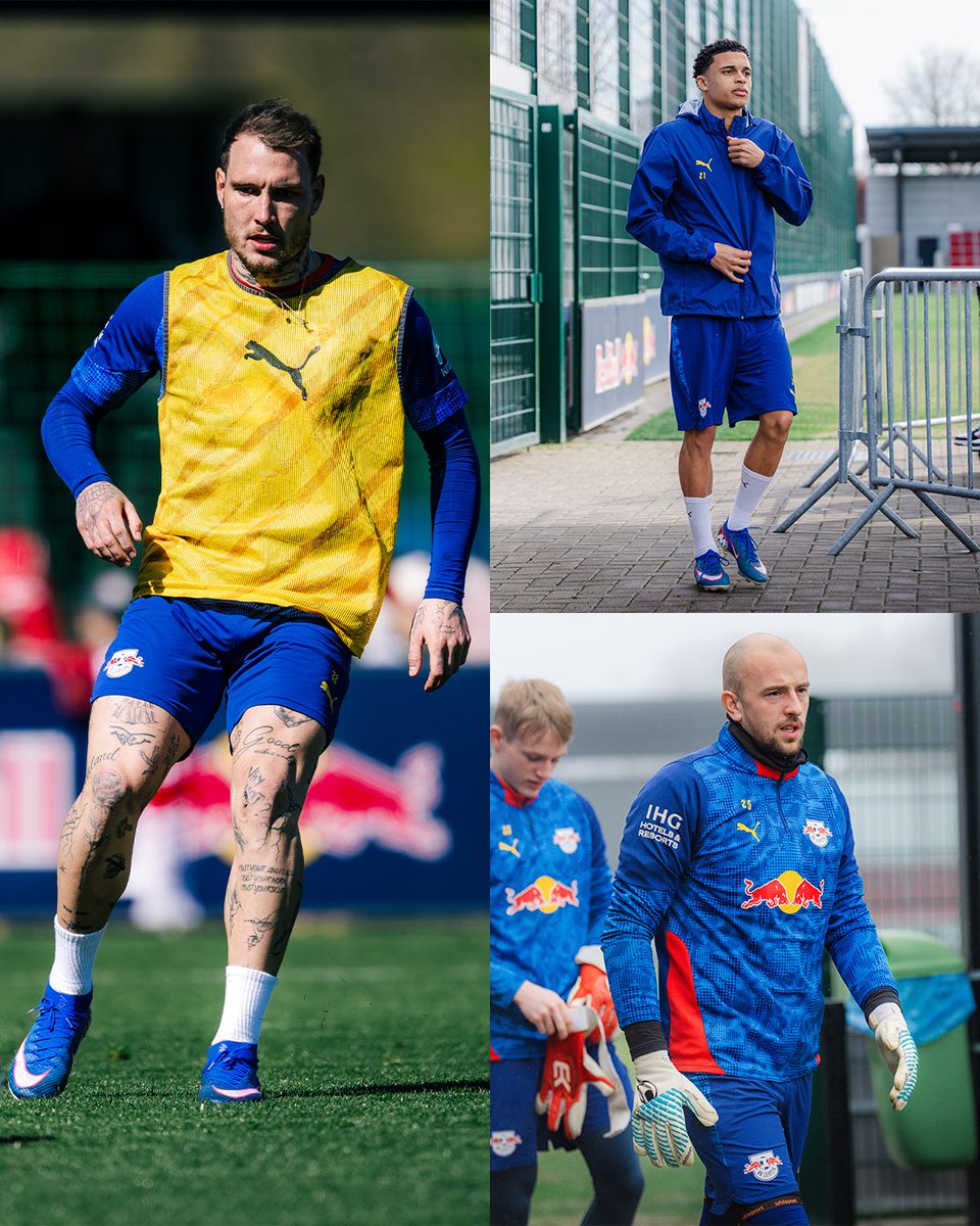RBLeipzig's tweet photo. +++ Personal-Update vor dem öffentlichen Training +++
David #Raum trainiert im Rahmen der Belastungssteuerung individuell.
Dele #Thomas trainiert aufgrund von Sprunggelenksproblemen weiter individuell.
Leopold #Zingerle nimmt aufgrund seiner Handgelenksverletzung nicht am Teamtraining teil.