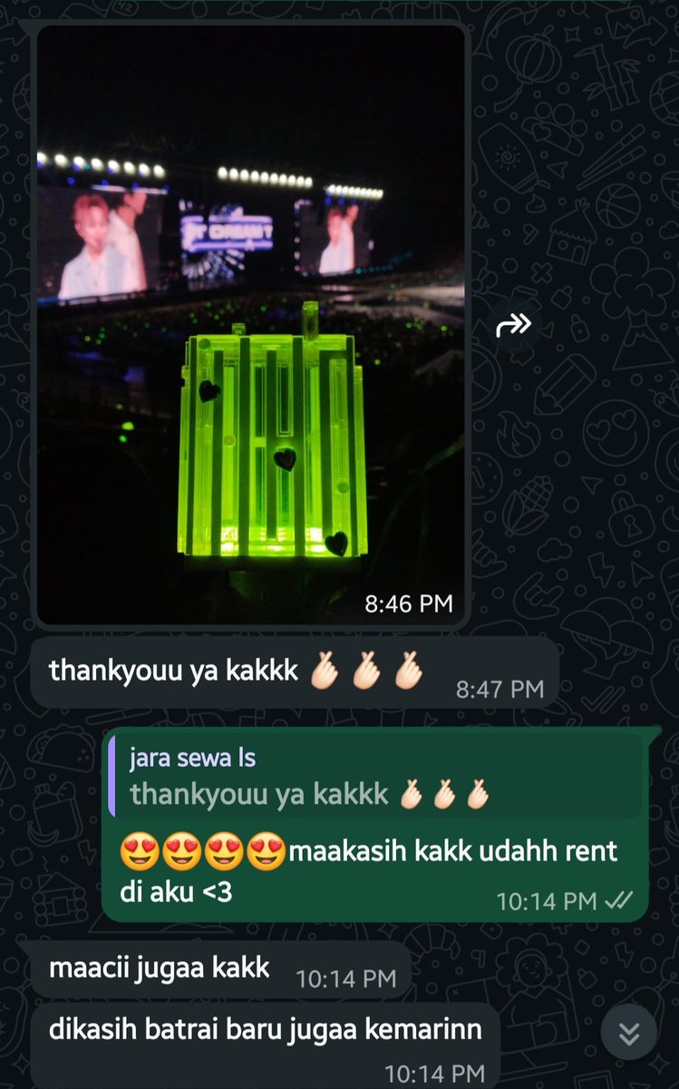 orangesforjy's tweet photo. open rent sewa ls lightstick nct neobong for JAEHYUN FAN-CON TOUR <Mono> in JAKARTA

V1 : 165k
✅dp 50
✅cod venue
✅no deposit

t. wtr rent sewa lightstick neobong jaehyun mono jakarta

#JAEHYUN_MONO
#JAEHYUN_MONO_JAKARTA
#wtr #wtb https://t.co/EDouQc3atC