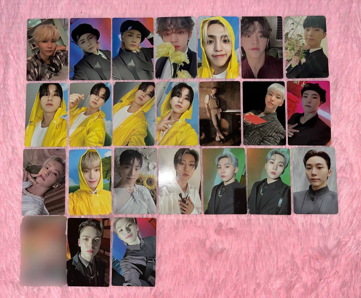 ishasellsz's tweet photo. WTS LFB HATIAN

1st pic- no price= 220
2nd pic- 150 ea
3rd pic- 100 ea
5th pic- 90 ea

- ratio:
pink: 3 unmarked
purple: 2 unmarked 
unmarked pcs can claim alone
- steal basis, prev claims +1
- take all to push
- 100 nrdp (24hrs) for each buyer
- 2 weeks dop
- x sensi &amp; impatient https://t.co/YlgRMvYilM