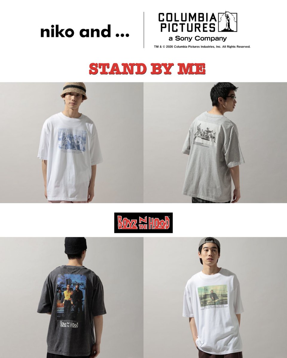 L 白 ボーイフレンド ニコアンド コラボ Tシャツ niko and  (@nikoand) / Posts / X