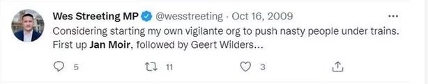 Geert Wilders tweet media