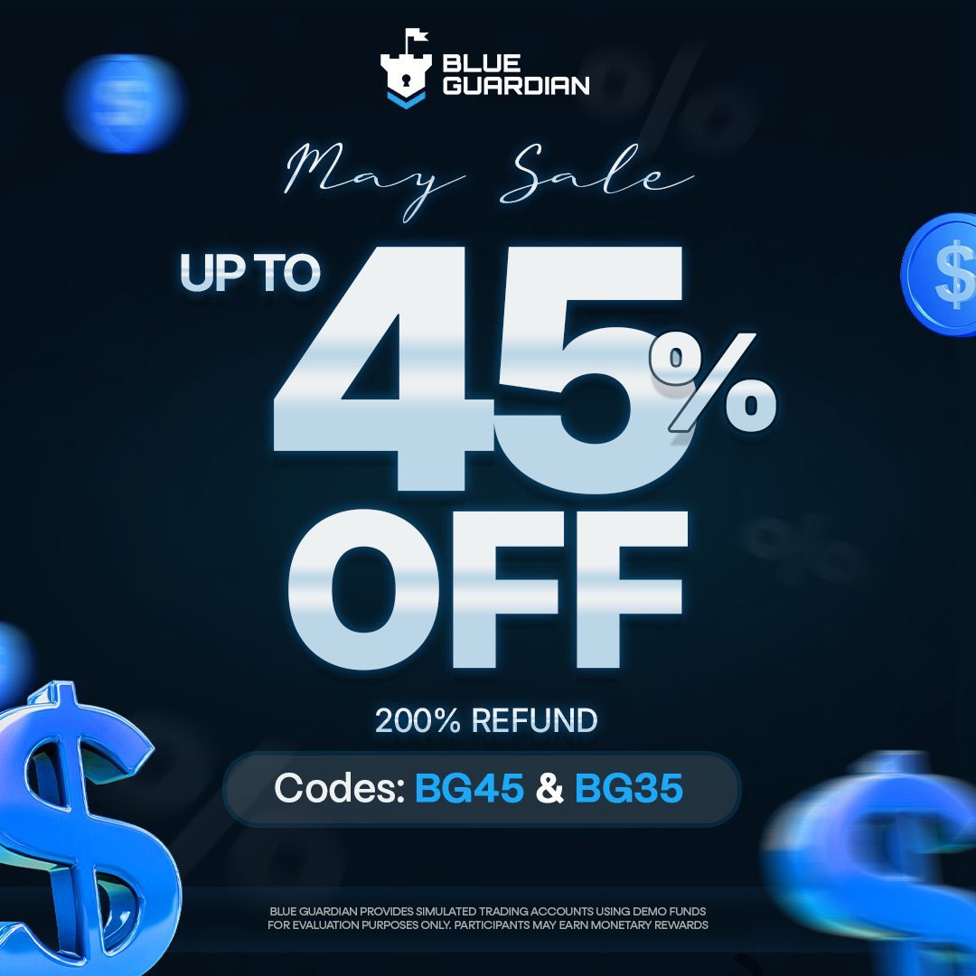 CalebKester__'s tweet photo. $5k x 3 accounts @Blueguardian accounts for you guys. 

Don't worry you don't need to tell me why I should give you the accounts 😂, just 

Follow @BlueGuardiancom , @PVishiti  @CalebKester__ @KhalifaJnr_7 

Like & Retweet🫶🏽
Tag 3 traders🤝🏽

If the winners don't come to claim in 7 days they will be deemed as lost of account.

Good luck.