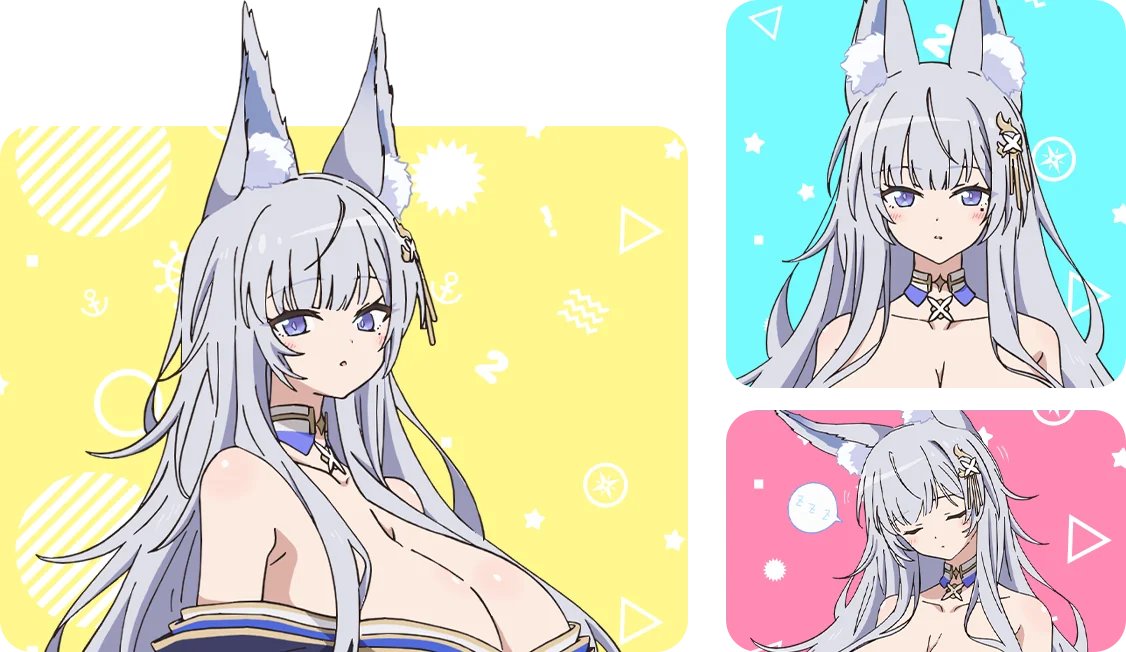 🤍🦊信濃 🤍🦊Shinano ＃アズールレーン ＃AzurLane ＃びそくぜんしん2期