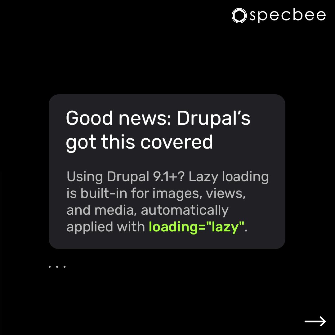 Specbee tweet media