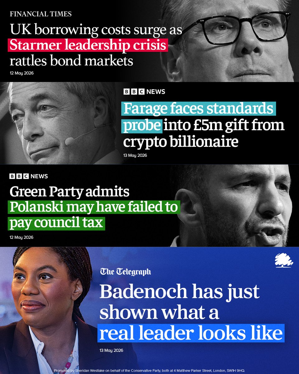 Conservatives tweet media