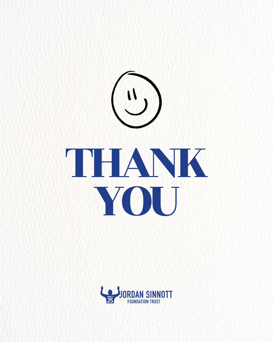 The Jordan Sinnott Foundation Trust. tweet media