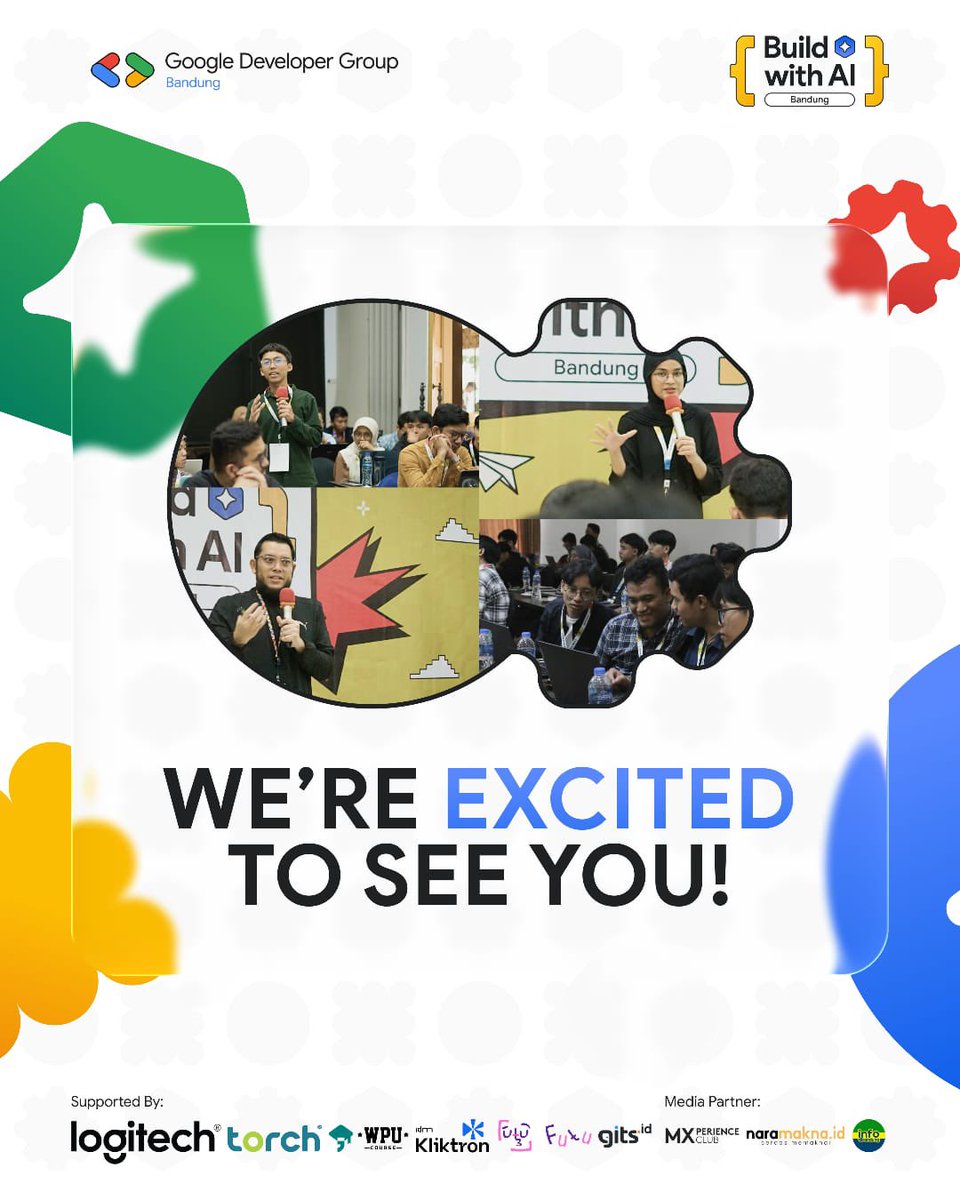 GDGBandung's tweet photo. PREPARATION IS KEY. ⚡

Let’s make BWAI 2026 Bandung an unforgettable one. Respect the rules, enjoy the journey, and see you at the venue! 🚀

#BWAI2026 #GDGBandung #BuildWithAI https://t.co/TGo2PQpeVo