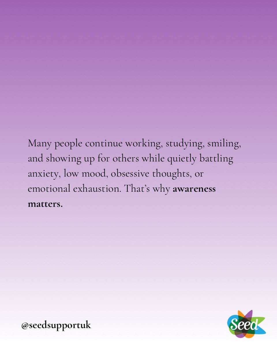 SeedSupportUK's tweet photo. For many people, eating disorders are still misunderstood as being only about food, weight, or appearance. In reality, they often involve anxiety, low self-worth, obsessive thoughts, emotional distress, and a deep internal struggle that others may never fully see. https://t.co/ew7K57beLD