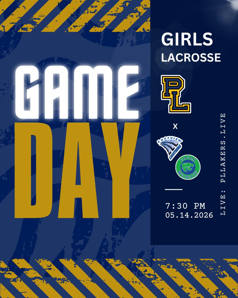 PLLakersLive's tweet photo. Tonight at 7:30 PM 🥍 @plhsglax vs Eastview/Eagan. Catch it live: https://t.co/39spXyqH3F

#PriorLakeLakers #MNHighSchool #GirlsLacrosse https://t.co/NoQkj53FzL