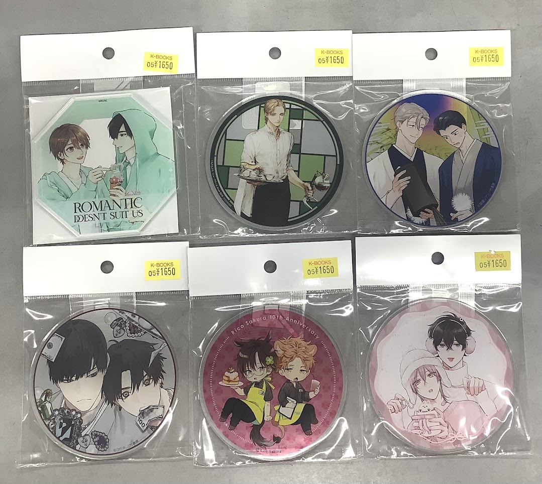 入荷情報】 商業BL アクリルコースター各種入荷しました🌟 Hiカロリー