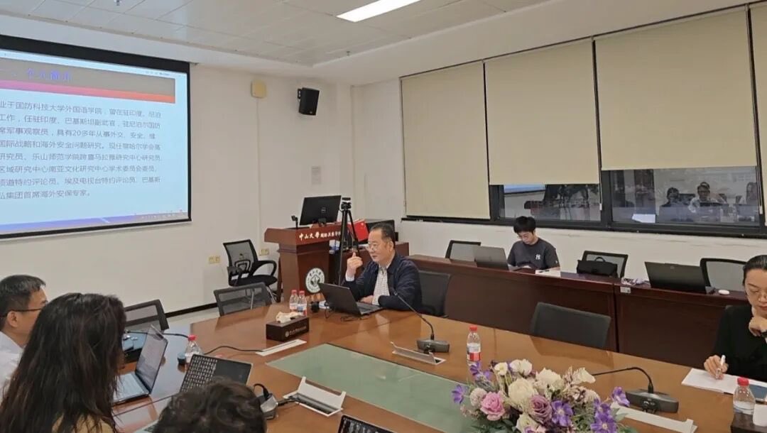Centrodecharhar's tweet photo. 5 月 8 日，“察哈尔外交大讲堂” 在中山大学珠海校区成功举办。本次活动特邀察哈尔学会高级研究员成锡忠教授，以《美伊战争后的南亚地缘政治格局趋势》为题作专题学术讲座，珠海校区师生积极参与，现场学术氛围浓厚。#美伊战争 #南亚 #地缘政治 #察哈尔外交大讲堂 https://t.co/lVR3unZN5l