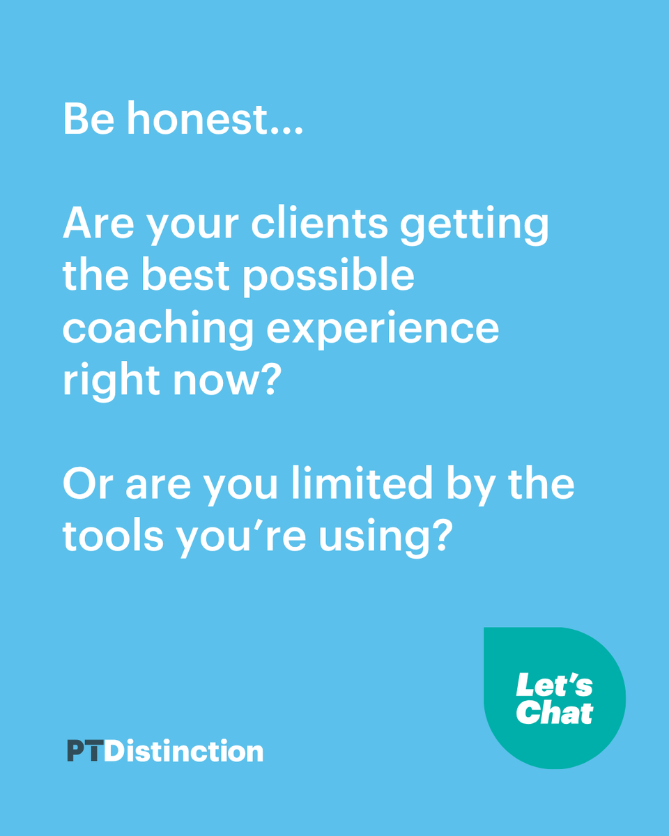 PTDistinction's tweet photo. Are your clients getting the experience they deserve… or just the system you’ve managed to patch together?

Professional coaching needs professional systems.
PT Distinction helps coaches deliver accountability, structure, and support without the chaos.

#PTDistinction #FitPro https://t.co/9k47ldmQFs