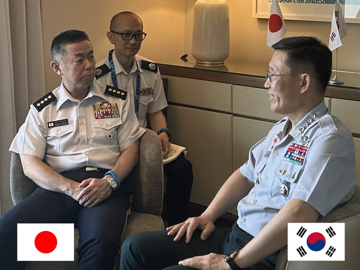 【LANPAC／LFD／SLS】🇯🇵🇺🇸🇰🇷🇵🇭🇲🇳🇫🇷 GEN Arai, Chief of Staff, JGSDF, held ...