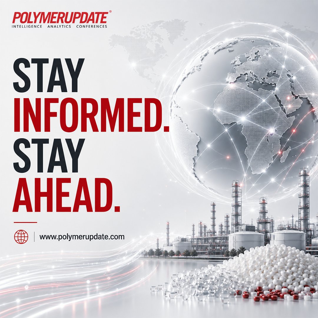 POLYMERUPDATE's tweet photo. Stay ahead of polymer market movements 📊

Every pricing movement. Every supply shift. Every regulatory change.
These aren't just news items; they're business decisions waiting to be made.

Here's what Polymerupdate News delivers:

→ AI-Powered Global News: Polymer market latest updates
→ Verified Price Assessments: Pricing across all major polymers (PET, PVC, PS, ABS, & many more)
→ Supply & Demand Intelligence: Understand what's driving scarcity and opportunity
→ In-Depth Market Analysis: The "why" behind the "what."
→ PolyGuru Podcast: Expert insights on trends reshaping your industry
→ Category-Wise Coverage: SEA markets, Europe, Asia & more—regional clarity for your strategy

Your competitors rely on headlines. You'll rely on data + clarity.

Ready to see your market differently?
Explore Polymerupdate News → https://t.co/0PbCUgoy4k

#Polymerupdate #PolymerNews #MarketIntelligence #Petrochemicals #PriceIntelligence