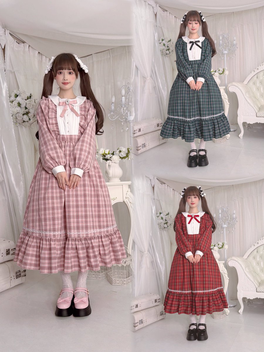 アベイルmajorettyまゆろんちゃんコラボ🎀はチェックワンピとカーデ