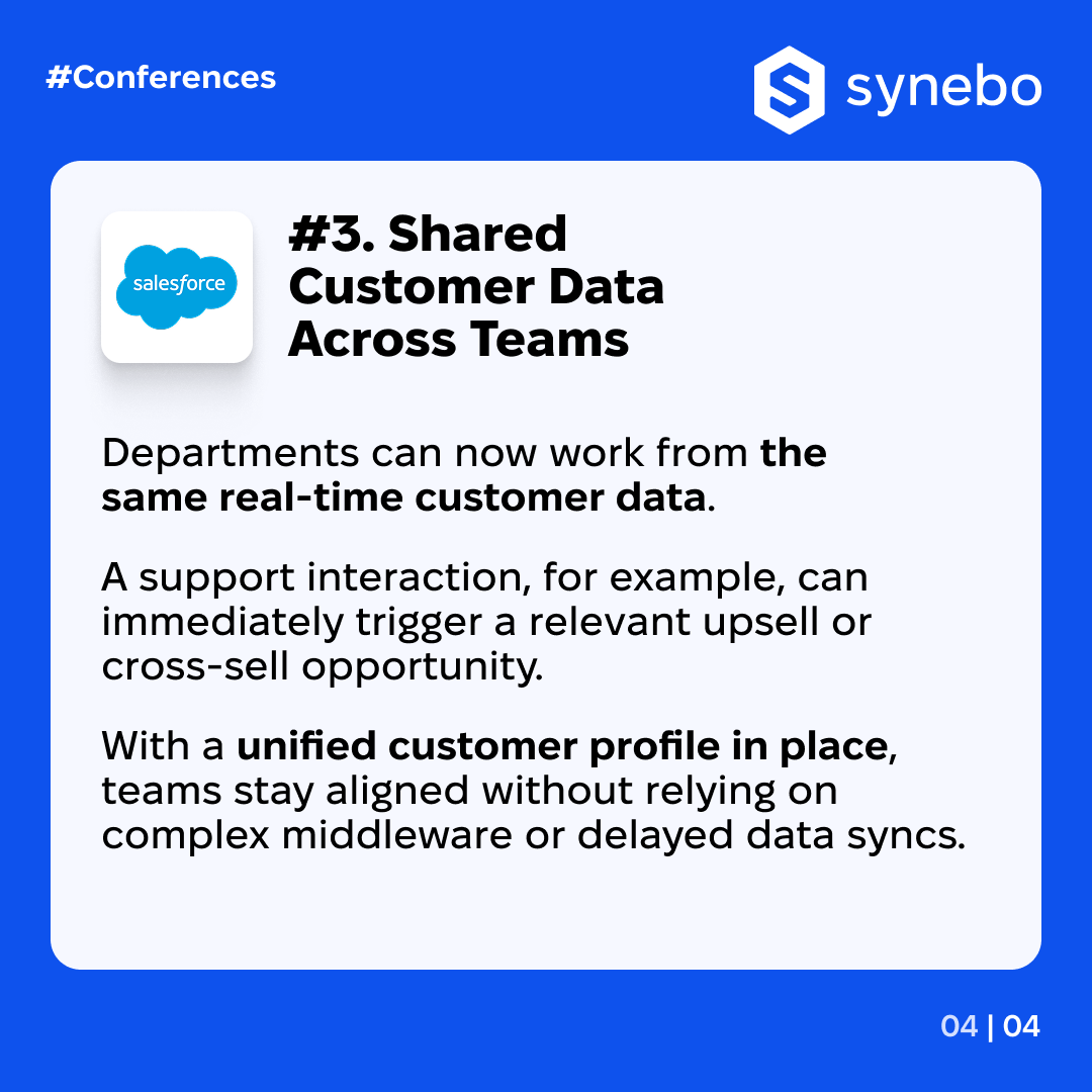 synebo's tweet photo. 🙌 Fresh insights from #Salesforce Partner Innovation Day in Tel Aviv!

Our BDM joined the event to explore the latest around #Agentforce, #DataCloud, and #AI-driven customer experience.

Thinking about the next step for your SF roadmap? Let’s talk: https://t.co/VesYgx9NZH https://t.co/JFkLviXRIQ