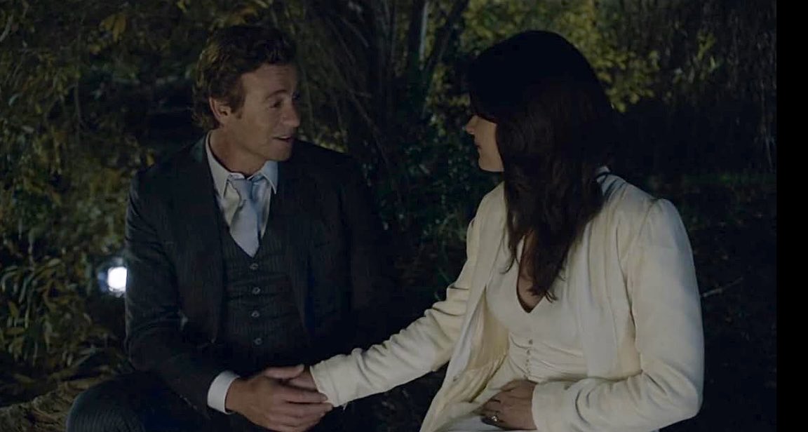 wakinginthedark's tweet photo. once again thinking about how the mentalist started with jane having lost his wife &amp; daughter and then the show ending with jane getting married again &amp; expecting a child like he went from losing his family to gaining a new one and that‘s just so full-circle 🥺🥺🥺 https://t.co/x0lmObvEiR
