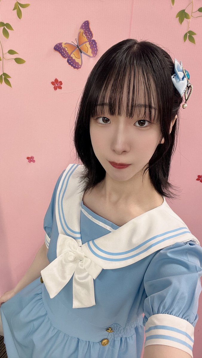 Ms.EVA/雹夢/チェキ　115枚 今日は制服みたいなの着てます！！ オンラインチェキも待ってるね〜🫶