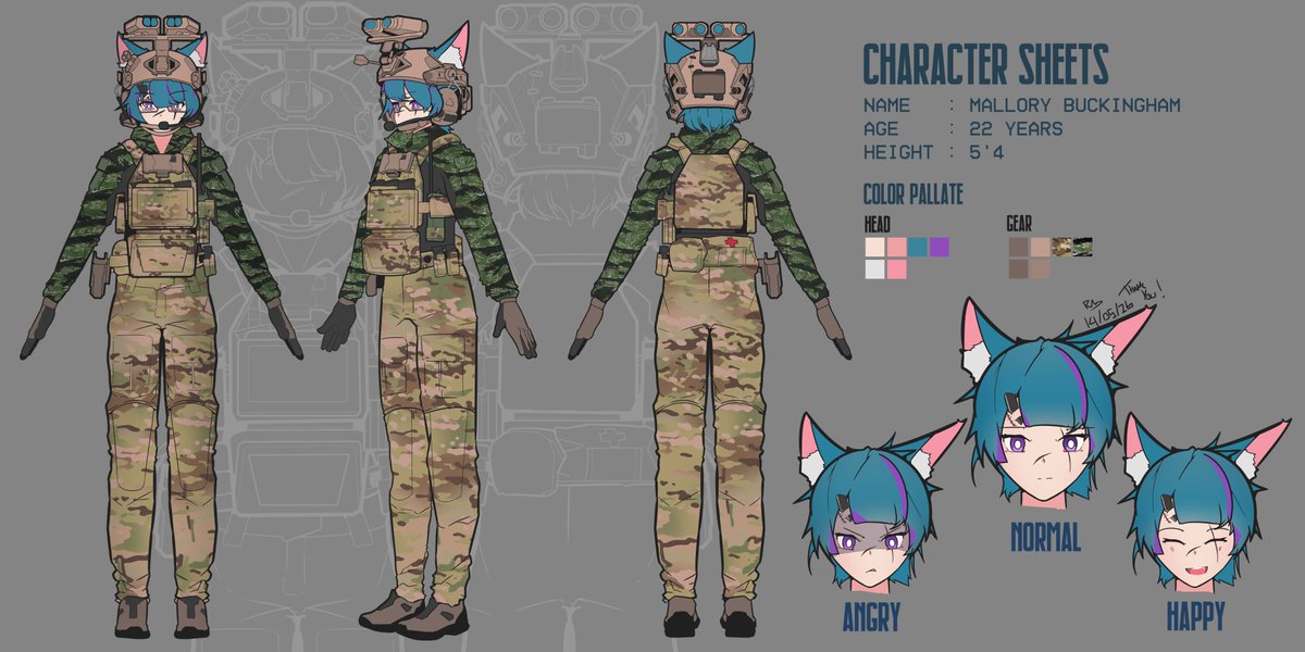 CM Done - Character Sheets Of Mallory Client : @LeadSatern